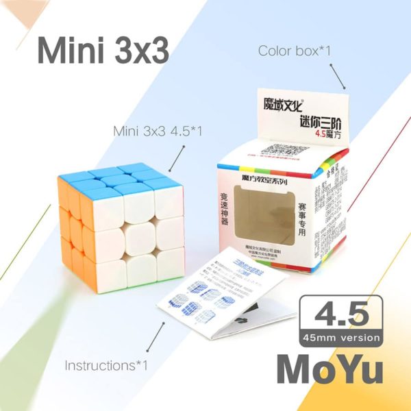 Moyu 3x3 mofangjiaoshi 45 mm mini 4