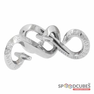 Металлическая головоломка "Буквы S"