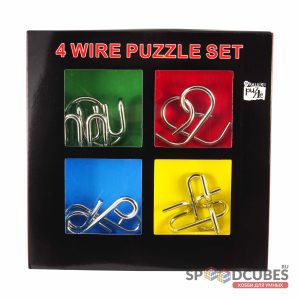 Набор металлических головоломок (4 шт)