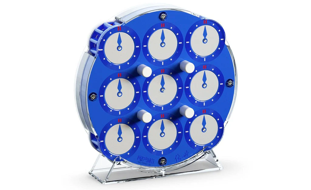 QiYi (MoFangGe) Magnetic Clock Blue Edition