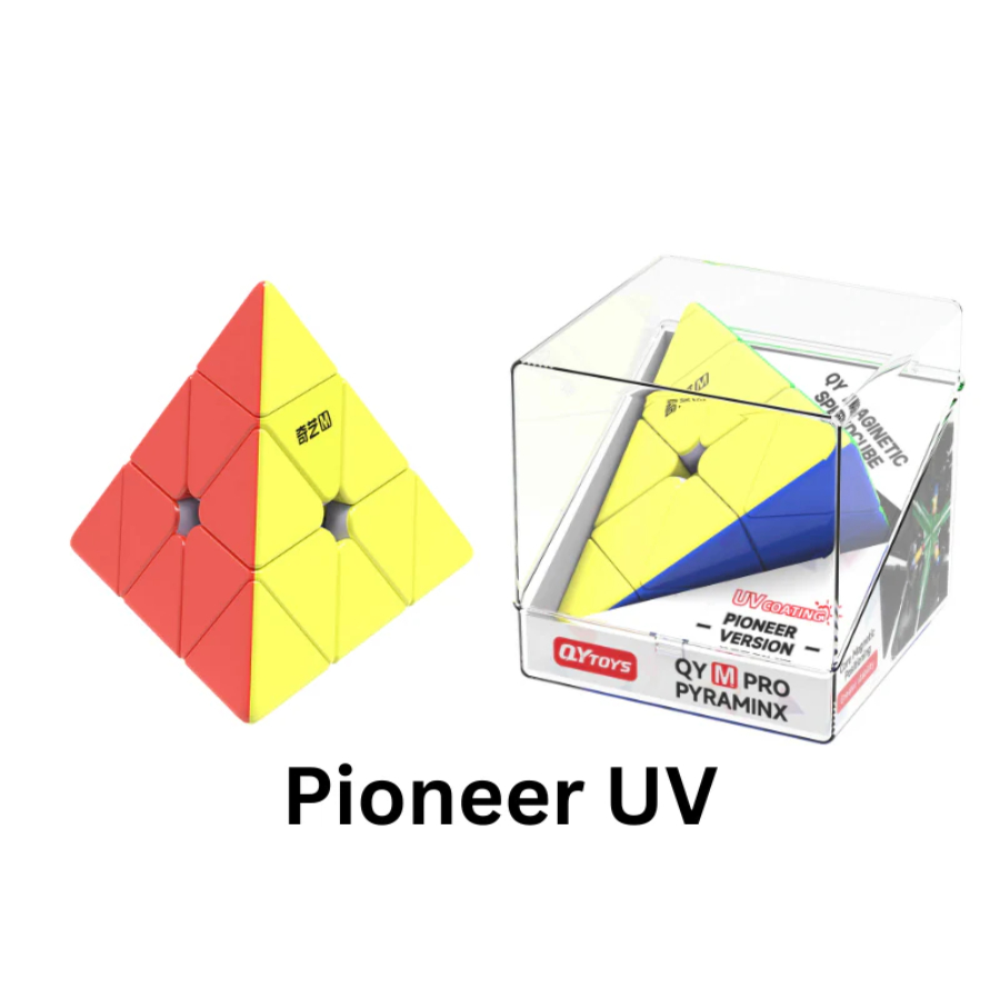 QiYi (MoFangGe) Pyraminx M Pro Pioneer (Magnetic, MagLev, Core Magnets, UV)