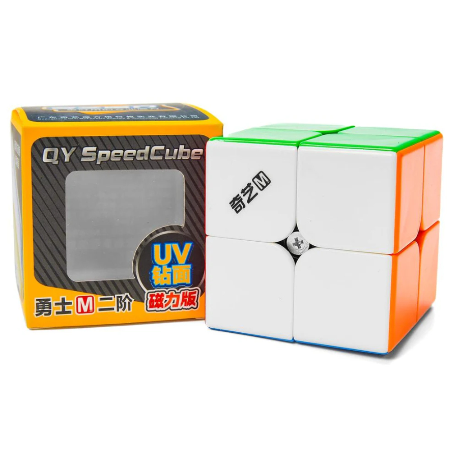 Qiyi Warrior 2x2 Magnetic Uv Coated Stickerless